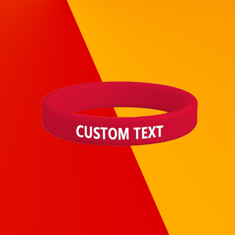 200pc Custom Silicone Wristbands, Thirteen Colors